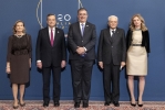 Il Presidente Sergio Mattarella e il Presidente del Consiglio Mario Draghi con i rappresentanti dei paesi partecipanti al G20