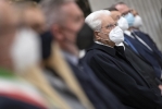 Il Presidente Sergio Mattarella alla celebrazione della Santa Messa in ricordo dell’accoglimento in Roma del feretro del Milite Ignoto