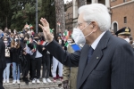 Il Presidente Sergio Mattarella in occasione della deposizione di una corona d’alloro sulla Tomba del Milite Ignoto nella ricorrenza del Giorno dell’Unità Nazionale e Giornata delle Forze Armate
