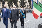 Il Presidente Sergio Mattarella in occasione della deposizione di una corona d’alloro sulla Tomba del Milite Ignoto nella ricorrenza del Giorno dell’Unità Nazionale e Giornata delle Forze Armate
