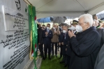 Algeri - Il Presidente della Repubblica Sergio Mattarella in occasione dell'inaugurazione del giardino Enrico Mattei