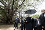 Algeri - Il Presidente della Repubblica Sergio Mattarella visita il Giardino botanico di Algeri - Jardin d'Essai