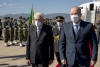 Annaba - Il Presidente della Repubblica Sergio Mattarella accolto dal Primo Ministro della Repubblica Algerina Democratica Popolare Ajmen Benabderrahmane