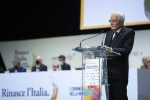 Il Presidente della Repubblica Sergio Mattarella in occasione della 38^ Assemblea dell'Associazione Nazionale Comuni Italiani 
