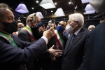 Il Presidente della Repubblica Sergio Mattarella in occasione della 38^ Assemblea dell'Associazione Nazionale Comuni Italiani 
