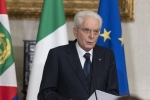 Il Presidente della Repubblica Sergio Mattarella durante il suo intervento all’incontro di studio “Giovanni Leone. Presidente della Repubblica 1971-1978” nel ventesimo anniversario della scomparsa 
