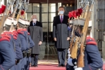 Madrid - Il Presidente della Repubblica Sergio Mattarella con il Re di Spagna Filippo VI