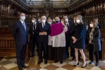 Malaga - Il Presidente della Repubblica Sergio Mattarella in occasione della visita alla Cattedrale di Malaga