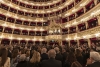 Il Presidente della Repubblica Sergio Mattarella al Teatro di San Carlo di Napoli,in occasione della rappresentazione dell'opera “Otello” di Giuseppe Verdi diretta dal Maestro Michele Mariotti per la serata inaugurale della stagione d'opera  