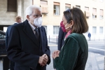 Il Presidente della Repubblica Sergio Mattarella con Antonella Polimeni, Rettrice della Sapienza-Università di Roma,in occasione della cerimonia di inaugurazione dell’Anno Accademico 2021-2022   
