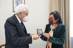 Il Presidente della Repubblica Sergio Mattarella con Antonella Polimeni, Rettrice della Sapienza-Università di Roma,in occasione della cerimonia di inaugurazione dell’Anno Accademico 2021-2022   
