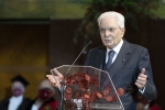 Il Presidente della Repubblica Sergio Mattarella alla Sapienza-Università di Roma,durante il suo indirizzo di saluto, in occasione della cerimonia di inaugurazione dell’Anno Accademico 2021-2022   
