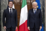 Il Presidente Sergio Mattarella con il Presidente della Repubblica Francese, Emmanuel Macron