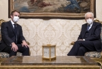 Il Presidente Sergio Mattarella con il Presidente della Repubblica Francese, Emmanuel Macron