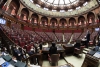 Intervento del Presidente Mattarella alla cerimonia per il centocinquantenario della prima seduta a Palazzo Montecitorio in Roma capitale in concomitanza con le celebrazioni del 700° anniversario della morte di Dante Alighieri.