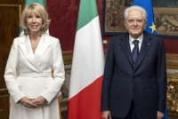 Il Presidente Sergio Mattarella con S.E. la Signora Patricia O'Brien, nuovo Ambasciatore d’Irlanda: presentazione delle Lettere Credenziali