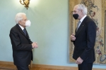 Il Presidente della Repubblica Sergio Mattarella inontra Marco Tronchetti Provera, Vice Presidente Esecutivo e Amministratore Delegato di Pirelli & C. SpA
