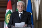 Il Presidente Sergio Mattarella in occasione della cerimonia per lo scambio degli auguri di fine anno con i rappresentanti delle istituzioni, delle forze politiche e della società civile