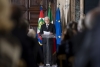 Il Presidente Sergio Mattarella in occasione della cerimonia per lo scambio degli auguri di fine anno con i rappresentanti delle istituzioni, delle forze politiche e della società civile