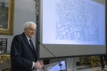 Il Presidente della Repubblica Sergio Mattarella in occasione della cerimonia dell’avvio dei lavori per la nuova Biblioteca di archeologia e storia dell’arte nel Fabbricato San Felice

