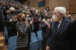 Il Presidente della Repubblica Sergio Mattarella al nuovo Auditorium del Maggio Musicale Fiorentino,in occasione del concerto di inaugurazione,diretto dal Maestro Zubin Mehta
