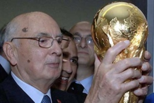 Visita del Presidente della Repubblica Giorgio Napolitano a Berlino in occasione della finale dei Campionati del Mondo di calcio