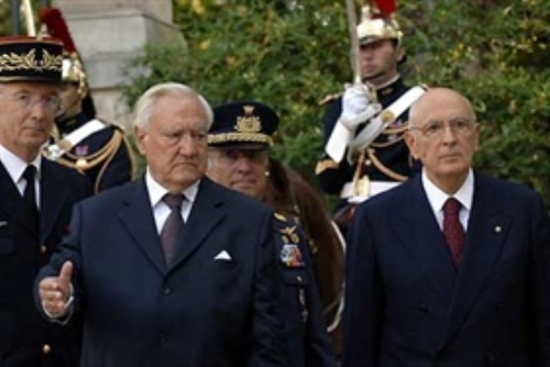 Visita del Presidente della Repubblica Giorgio Napolitano a Parigi (11 e 12 settembre 2006)