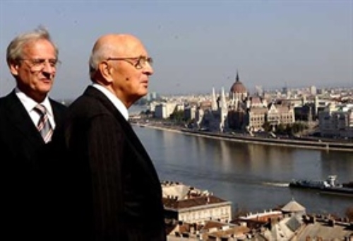 Visita del Presidente della Repubblica Giorgio Napolitano a Budapest (martedì 26 settembre 2006)