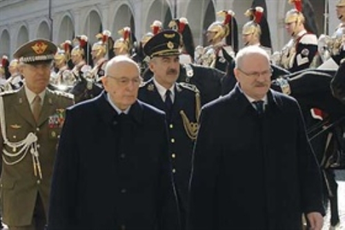 Visita di Stato in Italia del Presidente della Repubblica Slovacca Ivan Gasparovic (27 febbraio - 1&#176; marzo 2007)