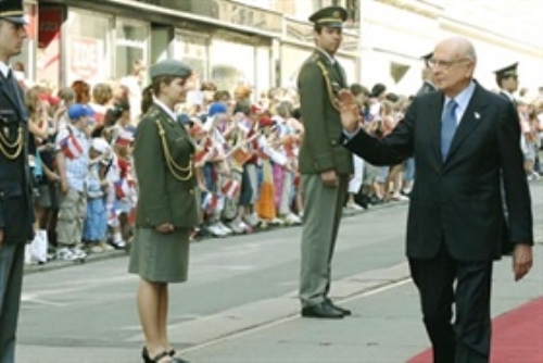 Visita del Presidente della Repubblica, Giorgio Napolitano, a Brno in occasione del XIV vertice dei Capi di Stato dei Paesi dell'Europa Centrale (Brno, 24-25 maggio 2007)