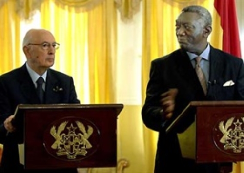 Visita di Stato del Presidente della Repubblica, Giorgio Napolitano, nella Repubblica del Ghana (8 - 10 luglio 2007)