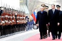 Visita ufficiale del Presidente della Repubblica, Giorgio Napolitano, nella Repubblica di Slovenia (Lubiana, 14 gennaio 2008)