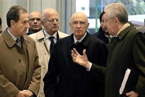 Visita del Presidente della Repubblica, Giorgio Napolitano, a Milano, in occasione dell'inaugurazione del nuovo Campus dell'Università Commerciale Bocconi 