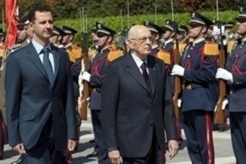 Visita di Stato del Presidente della Repubblica Giorgio Napolitano nella Repubblica Araba Siriana