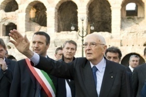 Intervento del Presidente della Repubblica Giorgio Napolitano a Verona, in occasione della 44^ edizione della rassegna “Vinitaly” ed altri impegni in città.