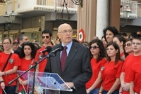 Intervento del Presidente della Repubblica Giorgio Napolitano in Sicilia in occasione del 150° anniversario dello "Sbarco dei Mille"