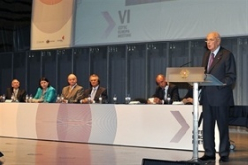 Partecipazione del Presidente della Repubblica Giorgio Napolitano al VI Incontro COTEC Europa
