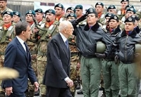Intervento del Presidente della Repubblica Giorgio Napolitano, in forma ufficiale, alla celebrazione del 150° anniversario della costituzione dell’Esercito Italiano.