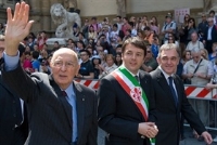 Visita del Presidente della Repubblica Giorgio Napolitano alla città di Firenze