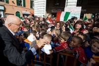 Visita del Presidente della Repubblica Giorgio Napolitano a Pisa per la cerimonia celebrativa dell'inaugurazione della restaurata Domus Mazziniana e altri impegni in città