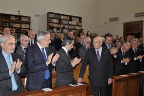 Partecipazione del Presidente della Repubblica al Convegno  “Le Accademie Nazionali e la Storia d’Italia”.