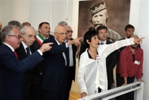 Visita del Presidente della Repubblica, Giorgio Napolitano, al Compendio Garibaldino ed al restaurato Museo Nazionale “Giuseppe Garibaldi”.