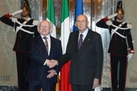 Incontro del Presidente della Repubblica Giorgio Napolitano con il Presidente d’Irlanda Michael Daniel Higgins e successivo concerto del Romaeuropa Festival, in occasione della Presidenza irlandese dell’Unione europea