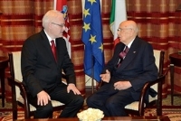 Partecipazione del Presidente della Repubblica, Giorgio Napolitano, 	alle celebrazioni per l’adesione della Repubblica di Croazia all’Unione Europea