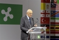 Partecipazione del Presidente della Repubblica, Giorgio Napolitano, alla sessione istituzionale di "Verso Expo 2015" 