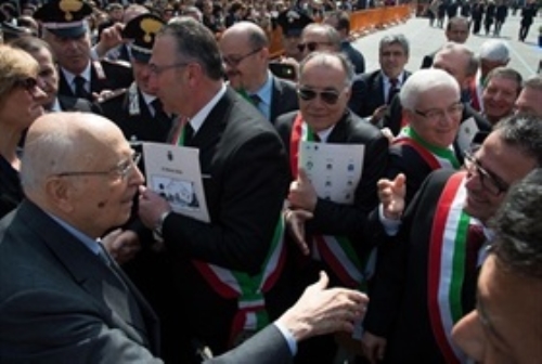 Intervento del Presidente della Repubblica Giorgio Napolitano, in forma ufficiale, alla commemorazione del 70° anniversario della distruzione della Città di Cassino