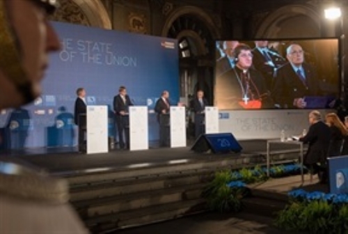 Visita del Presidente della Repubblica Giorgio Napolitano a Firenze in occasione della Conferenza dello Stato dell’Unione ed altri impegni in città