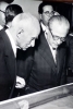 Il Presidente della Repubblica Luigi Einaudi con Giovanni Gronchi