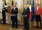 Il Presidente Giorgio Napolitano con Sua Maestà il Re Carlo XVI Gustavo di Svezia