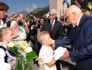 Il Presidente Napolitano alla cerimonia celebrativa delle Dolomiti Patrimonio Mondiale dell'Umanità